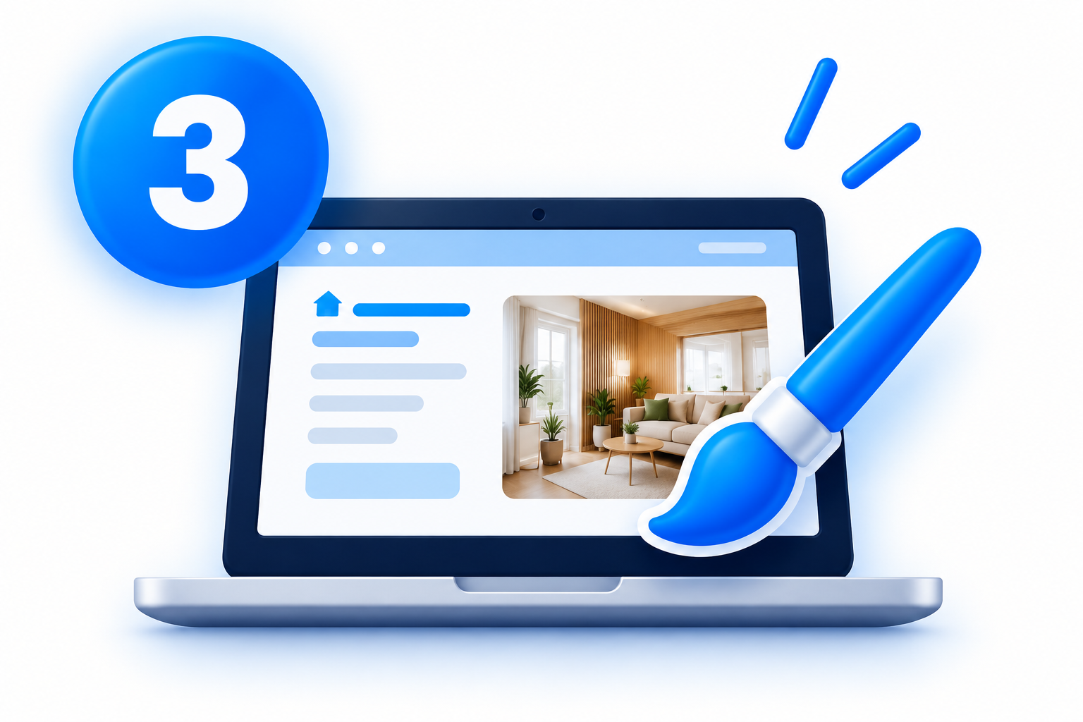 Step 3 - We build your cleaning company website